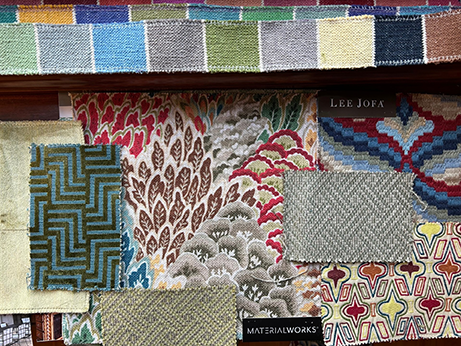 Q & Co interior design fabric scheme